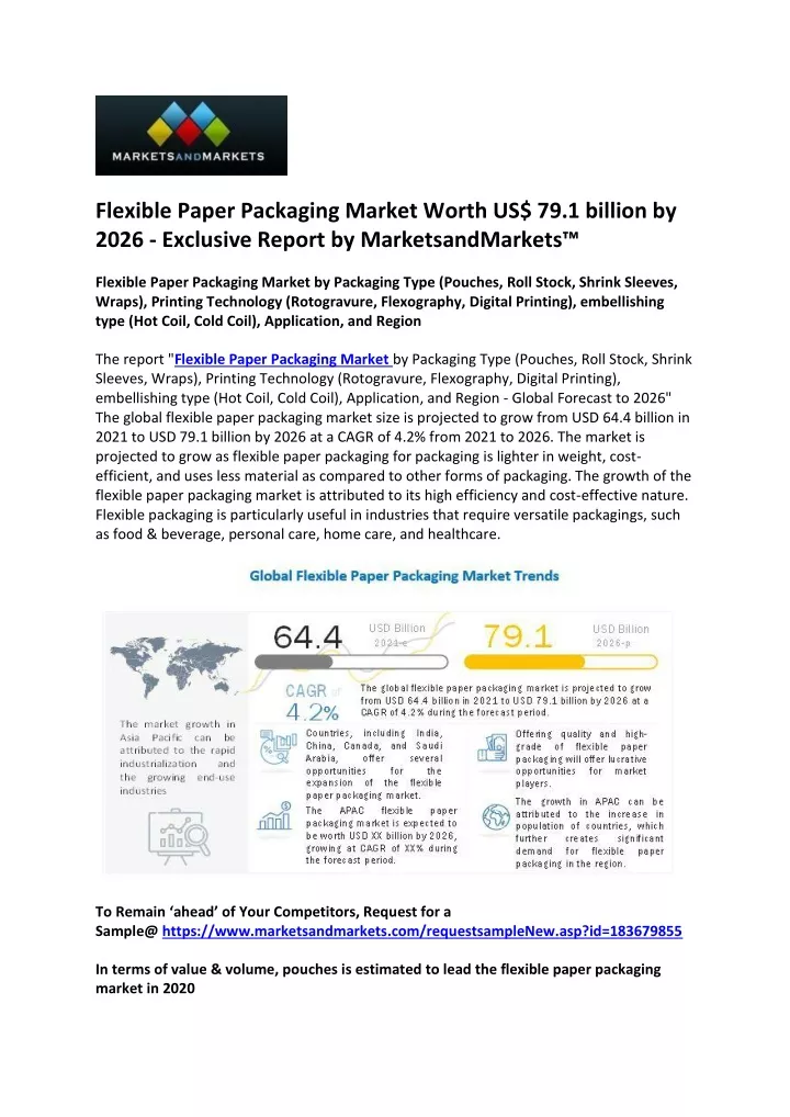 flexible paper packaging market worth
