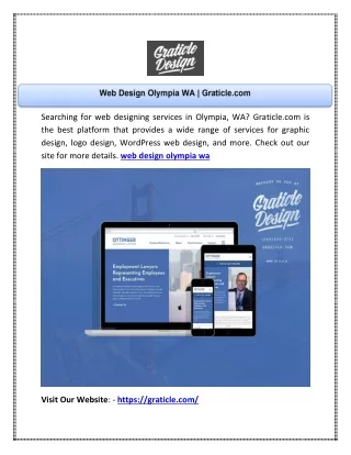 Web Design Olympia WA | Graticle.com