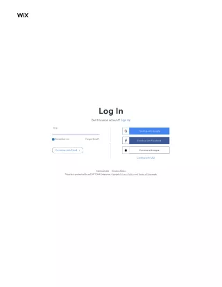 log in