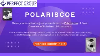 Polariscope | Perfectgroupindia