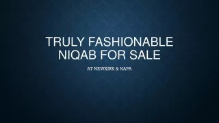 TRULY Fashionable Niqab For Sale