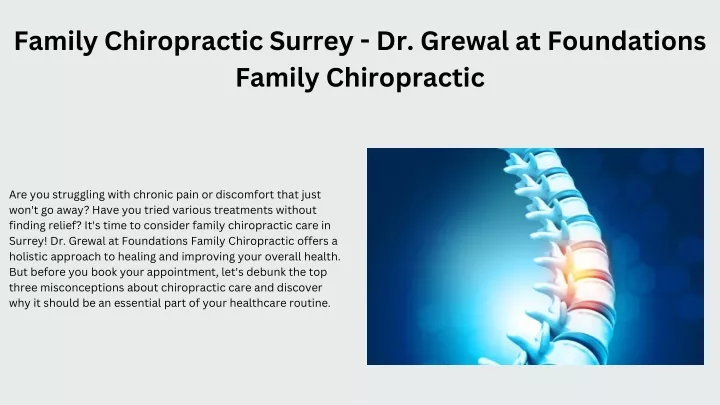 family chiropractic surrey dr grewal