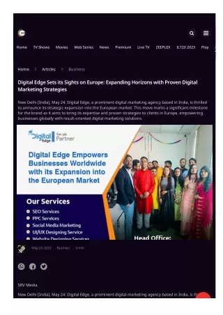 Digital Edge: Transforming European Businesses through Innovative Digital Market