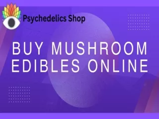 Buy Mushroom Edibles Online - Psychedelics Shop