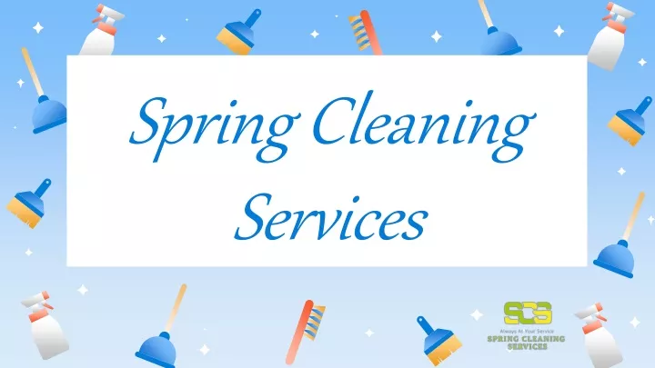 spring cleaning services