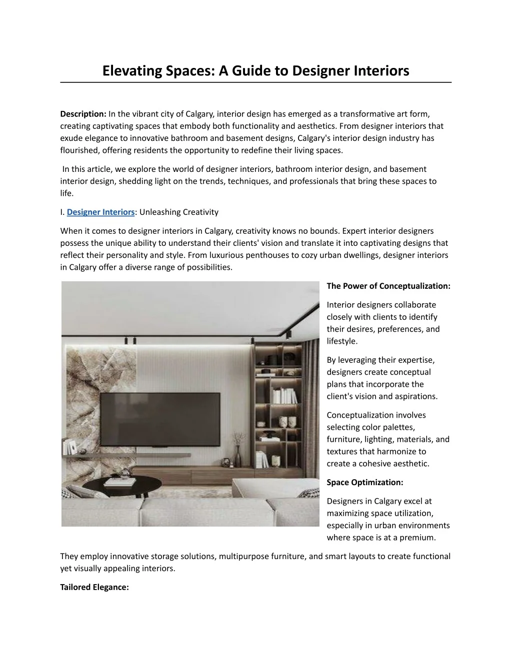 PPT - Elevating Spaces_ A Guide to Designer Interiors.pdf PowerPoint ...