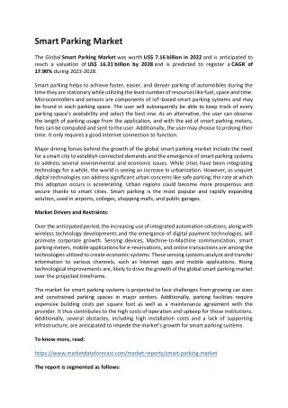 smart parking market