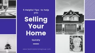 5 Tips to Sell Your House Quickly | TEAM Real Estate Group