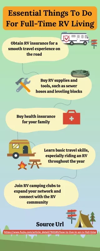 essential things to do for full time rv living