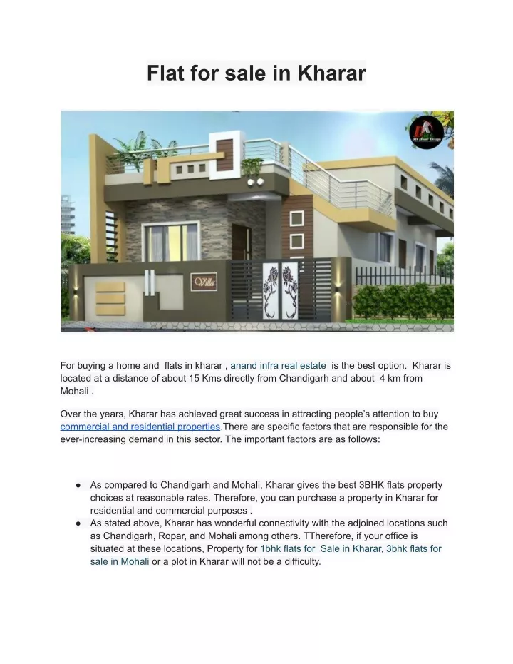 flat for sale in kharar