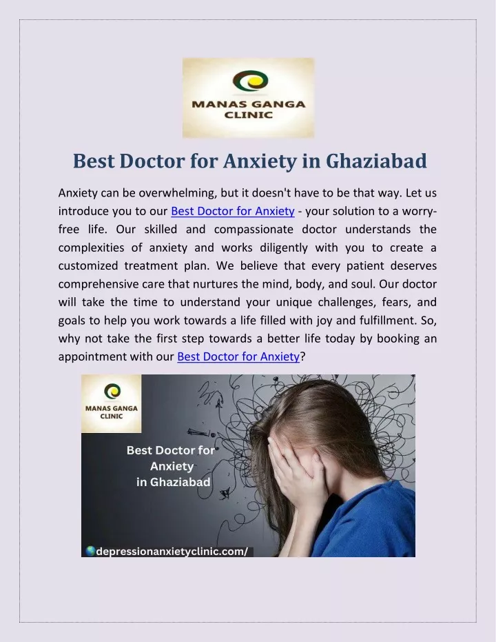 best doctor for anxiety in ghaziabad