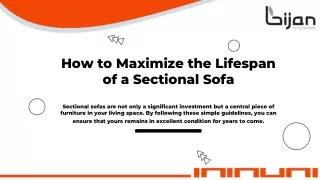 Essential Tips to Maximize Your Sectional Sofa’s Lifespan