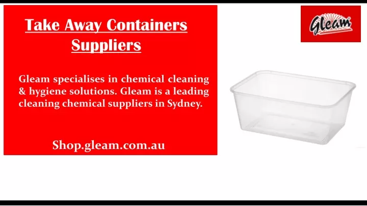 take away containers suppliers