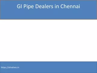 Jindal Pipe Dealers in Chennai