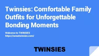 Twinsies_ Comfortable Family Outfits for Unforgettable Bonding Moments