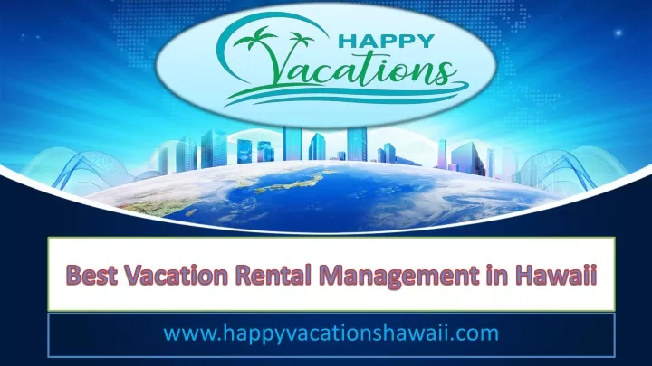 best vacation rental management in hawaii