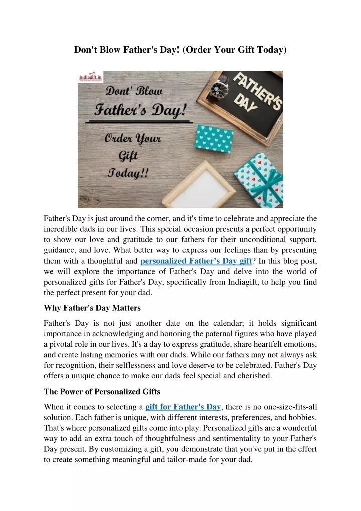 don t blow father s day order your gift today