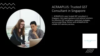 ACRAAPLUS: Trusted Business Solutions for Singapore Companies
