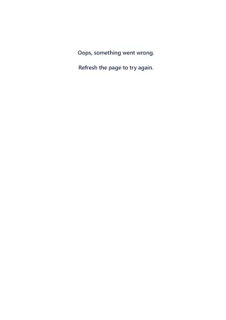 oops something went wrong