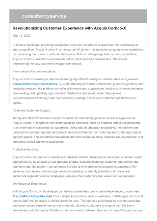 consultancyservice