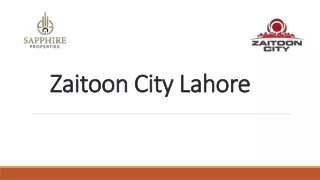 Zaitoon City Lahore | Zaitoon City Payment Plan 2023
