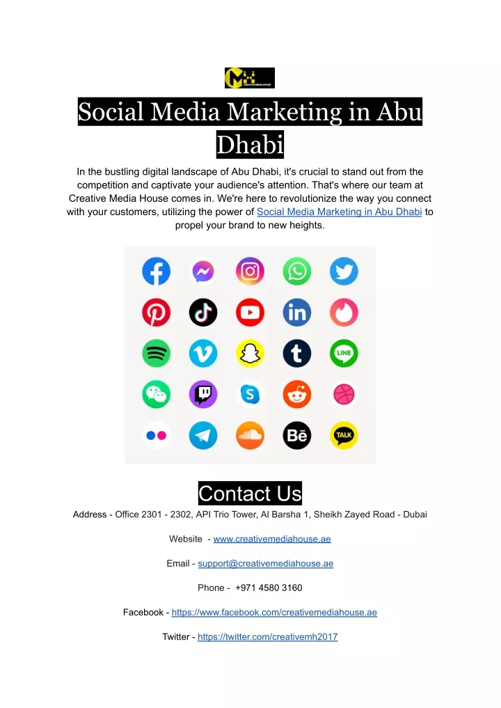 social media marketing in abu dhabi