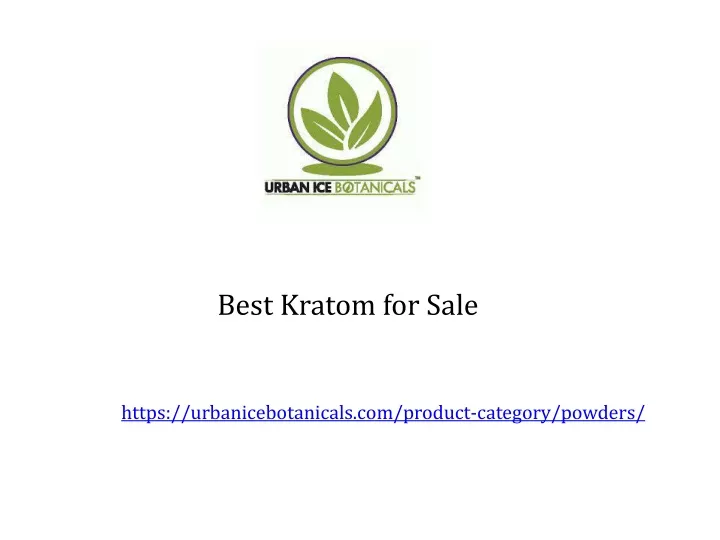 best kratom for sale