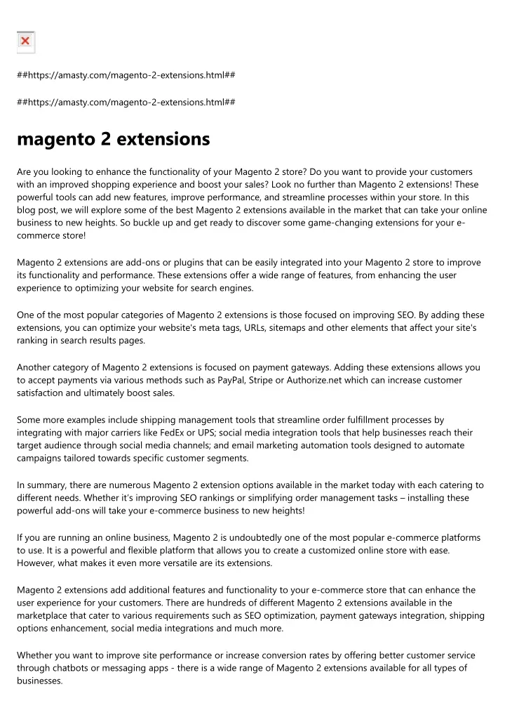 https amasty com magento 2 extensions html