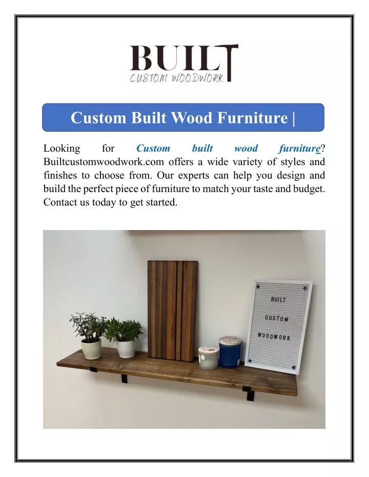 custom built wood furniture builtcustomwoodwork