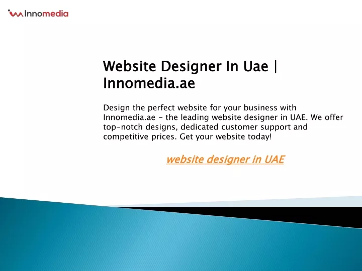 website designer in uae innomedia ae design