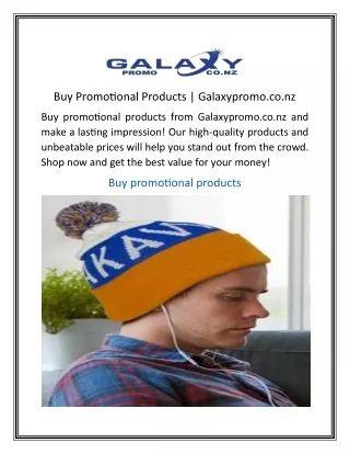 Buy Promotional Products  Galaxypromo.co.nz