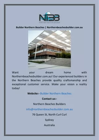 builder northern beaches northernbeachesbuilder