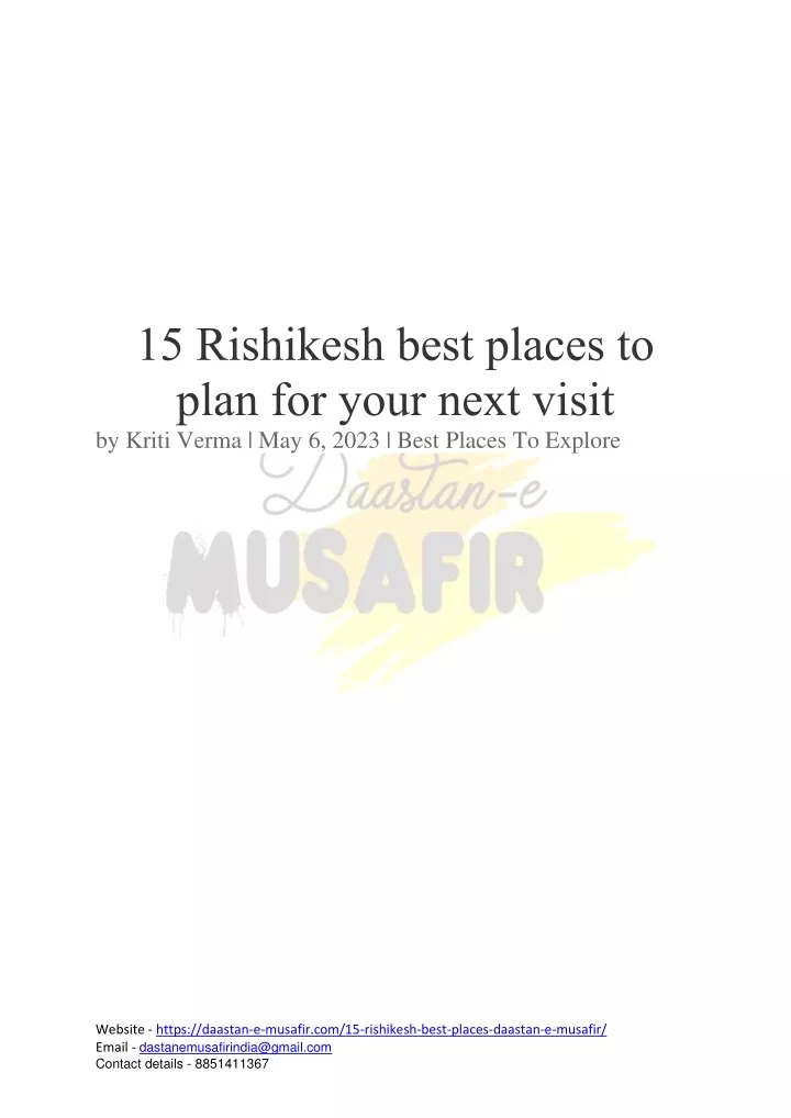 15 rishikesh best places to plan for your next