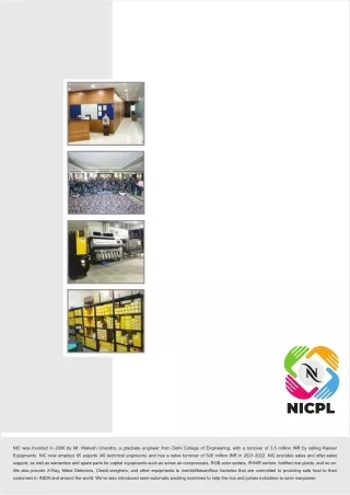 NICPL:Empowering Industries