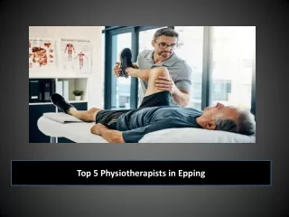 Top 5 Physiotherapists in Epping