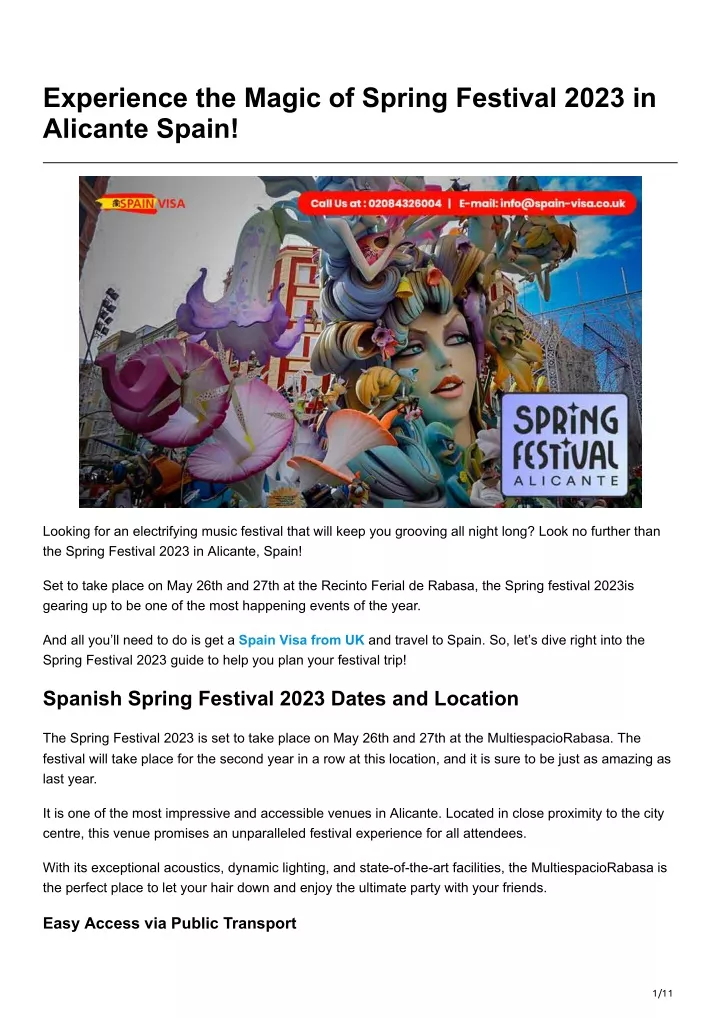 experience the magic of spring festival 2023