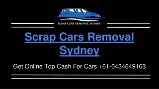 Scrap Cars Removal Sydney Get Up To $10,000 For Car Removal