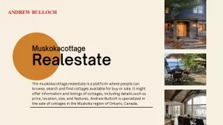 Muskoka waterfront cottages for sale