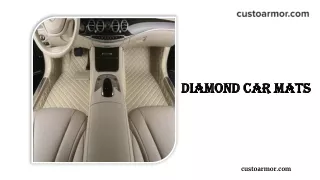 Diamond Car Mats