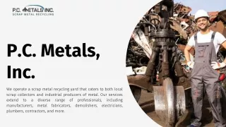 P.C. Metals Inc PPt