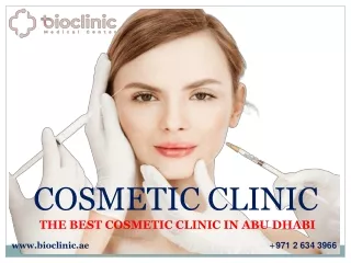 best cosmetic clinic in abu dhabi