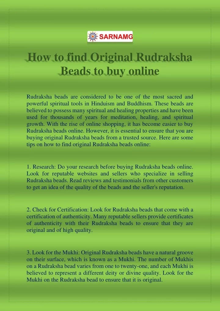 how to find original rudraksha beads to buy online