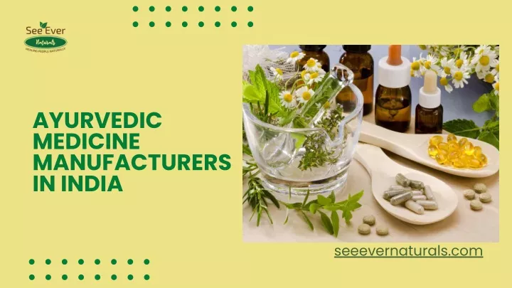 ayurvedic medicine manufacturers in india