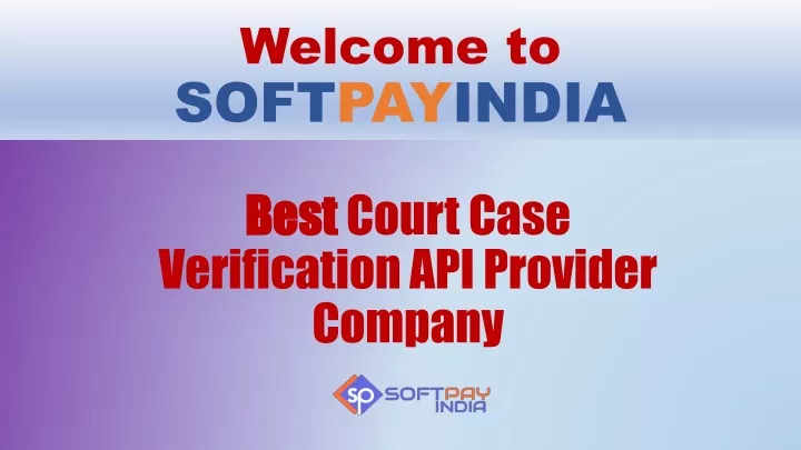 welcome to soft pay india