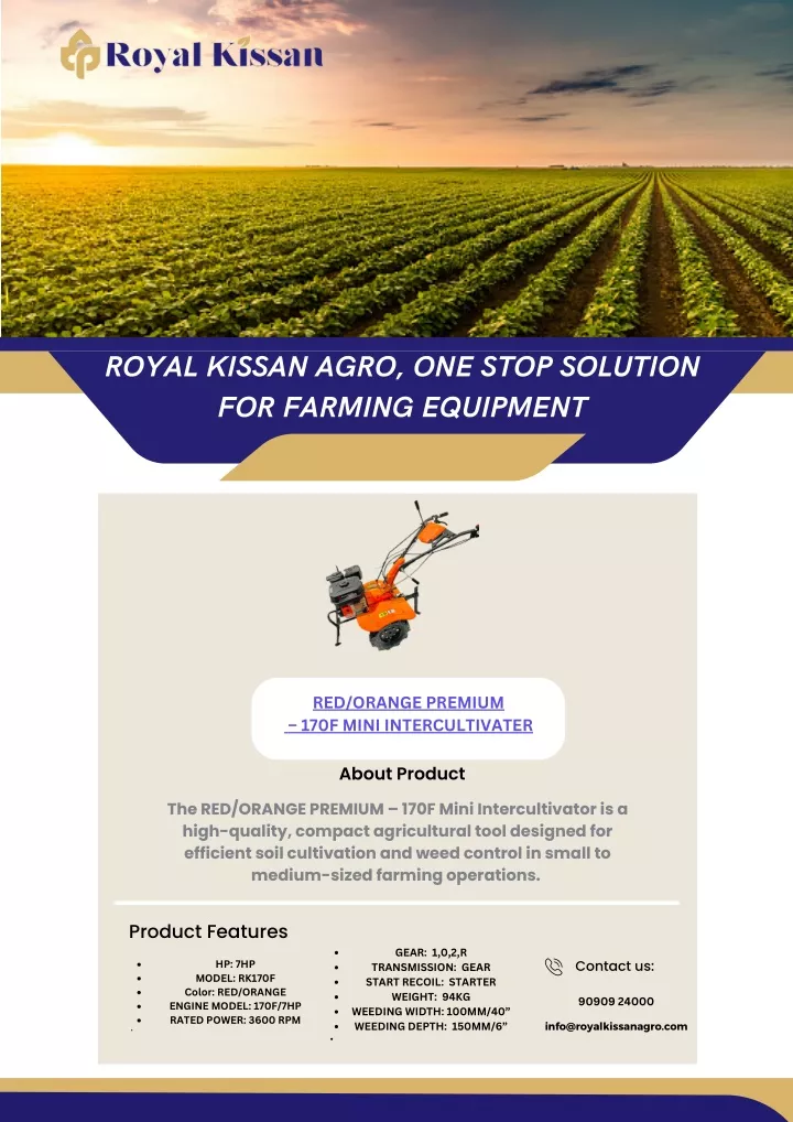 royal kissan agro one stop solution for farming