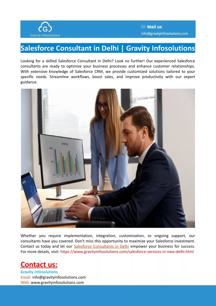 salesforce consultant in delhi gravity