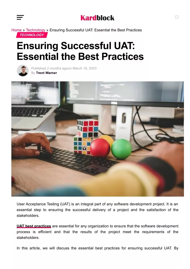 home technology ensuring successful uat essential