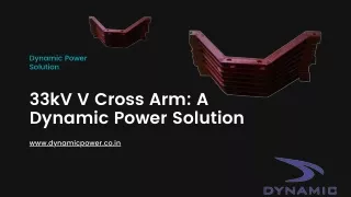 33kv V Cross Arm - Dynamic Power Solution