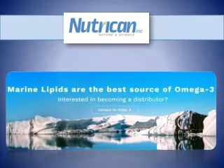 Unlocking Vitality Nutrican Inc. Omega-3 Harp Seal Oil