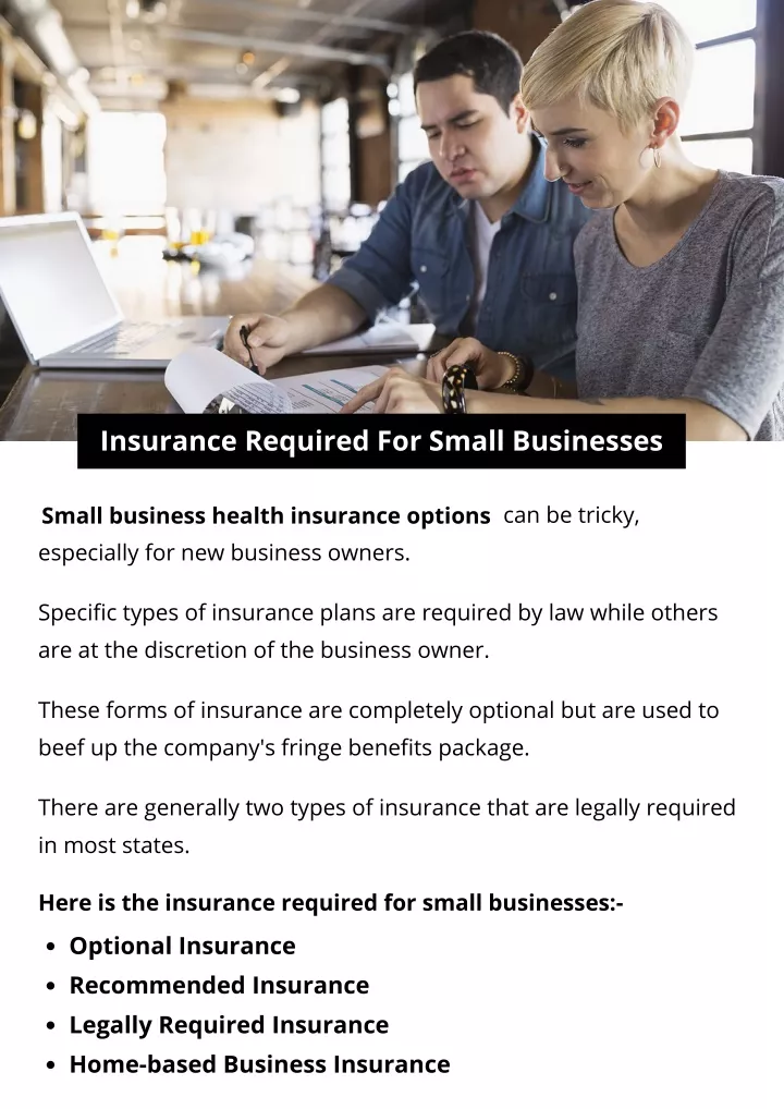insurance required for small businesses